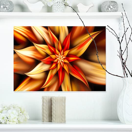 Designart - Beautiful Brown Flower Petals